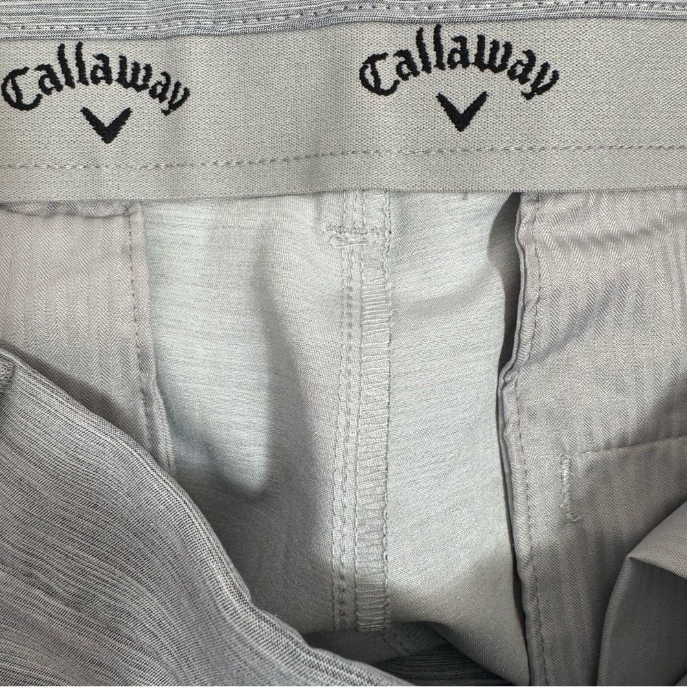 Callaway Heather Gray Golf Shorts Men’s Size 38 Performance Stretch Outdoor - Picture 9 of 12